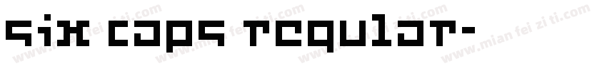 Six Caps Regular字体转换